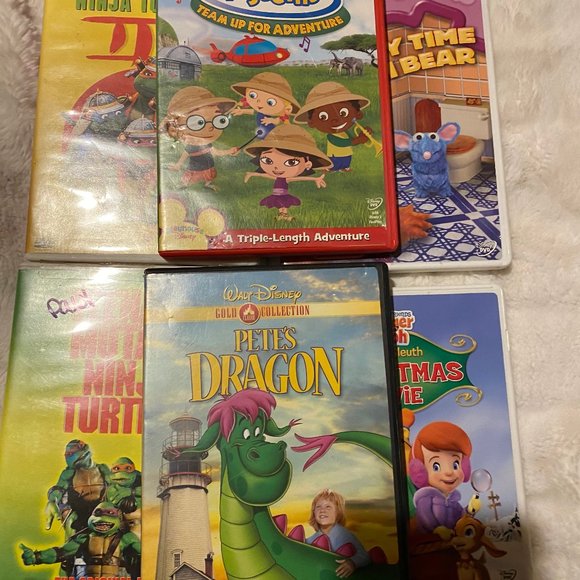 6 Kids DVDS (Mostly Animated) (Original Case) - Picture 2 of 8